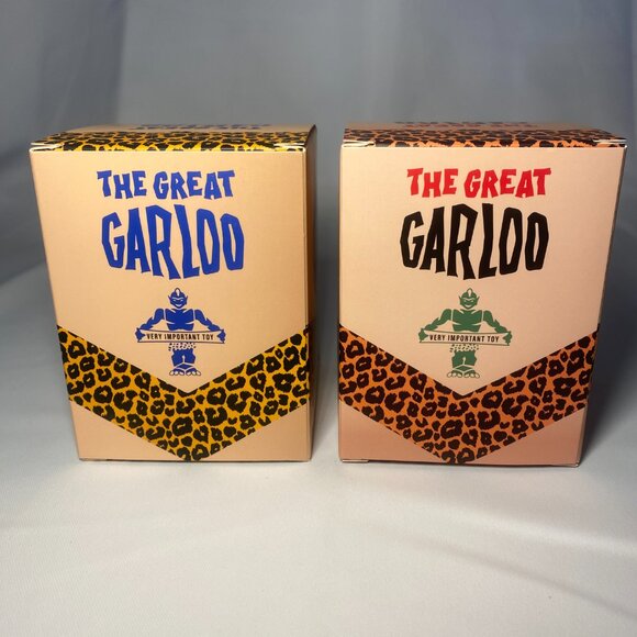 Nacelle The Great Garloo Exclusive Blue Variant & Green Set of 2 Space Alien New - Picture 3 of 6